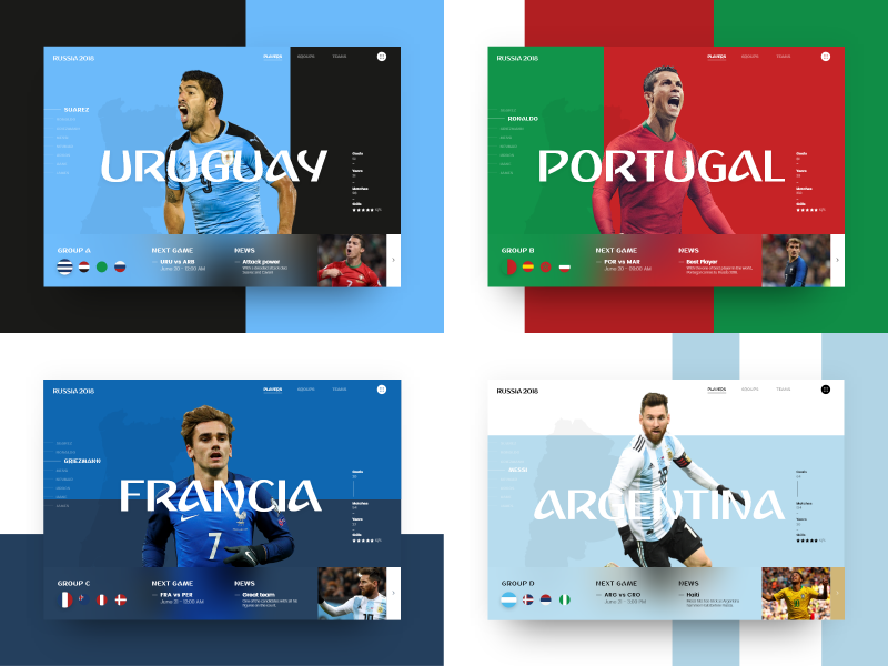 Webdesign Brandbox Coupe du monde 2018