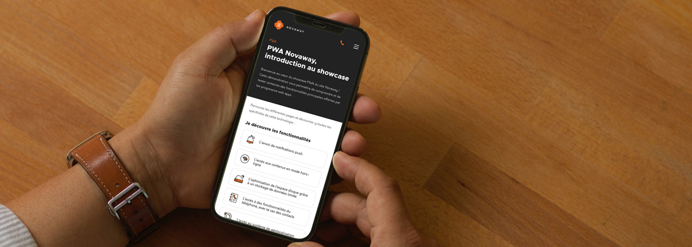 Exemple concret de Progressive Web app : la PWA Novaway