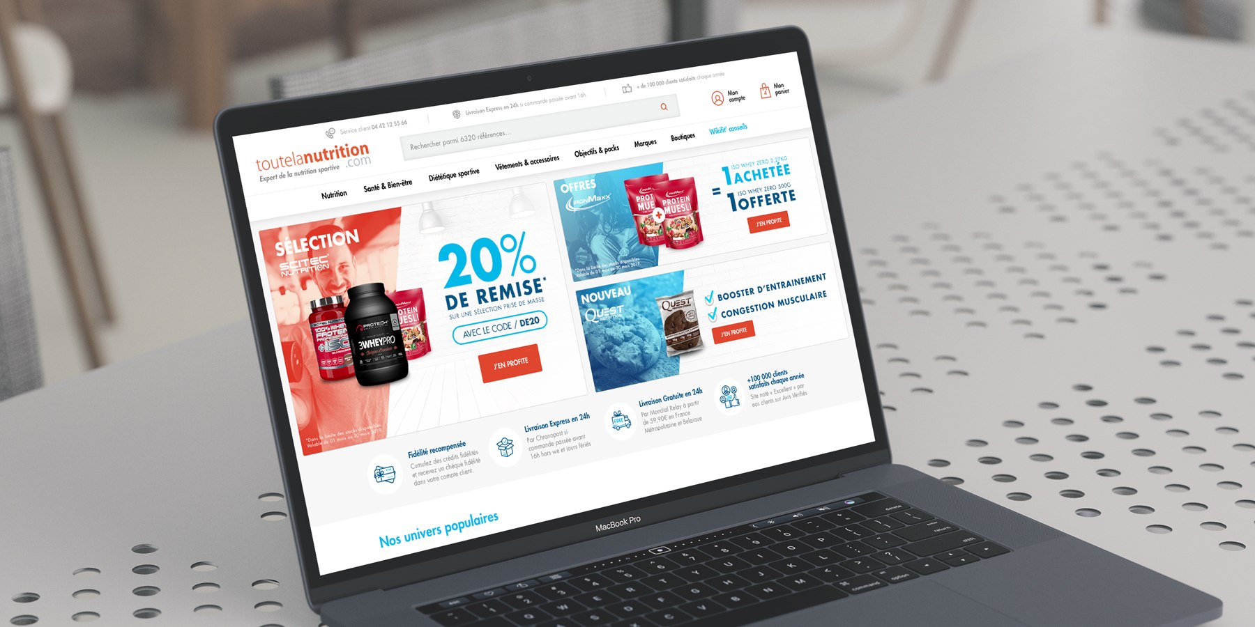 Refonte de la plateforme e-commerce Toutelanutrition.com - Novaway