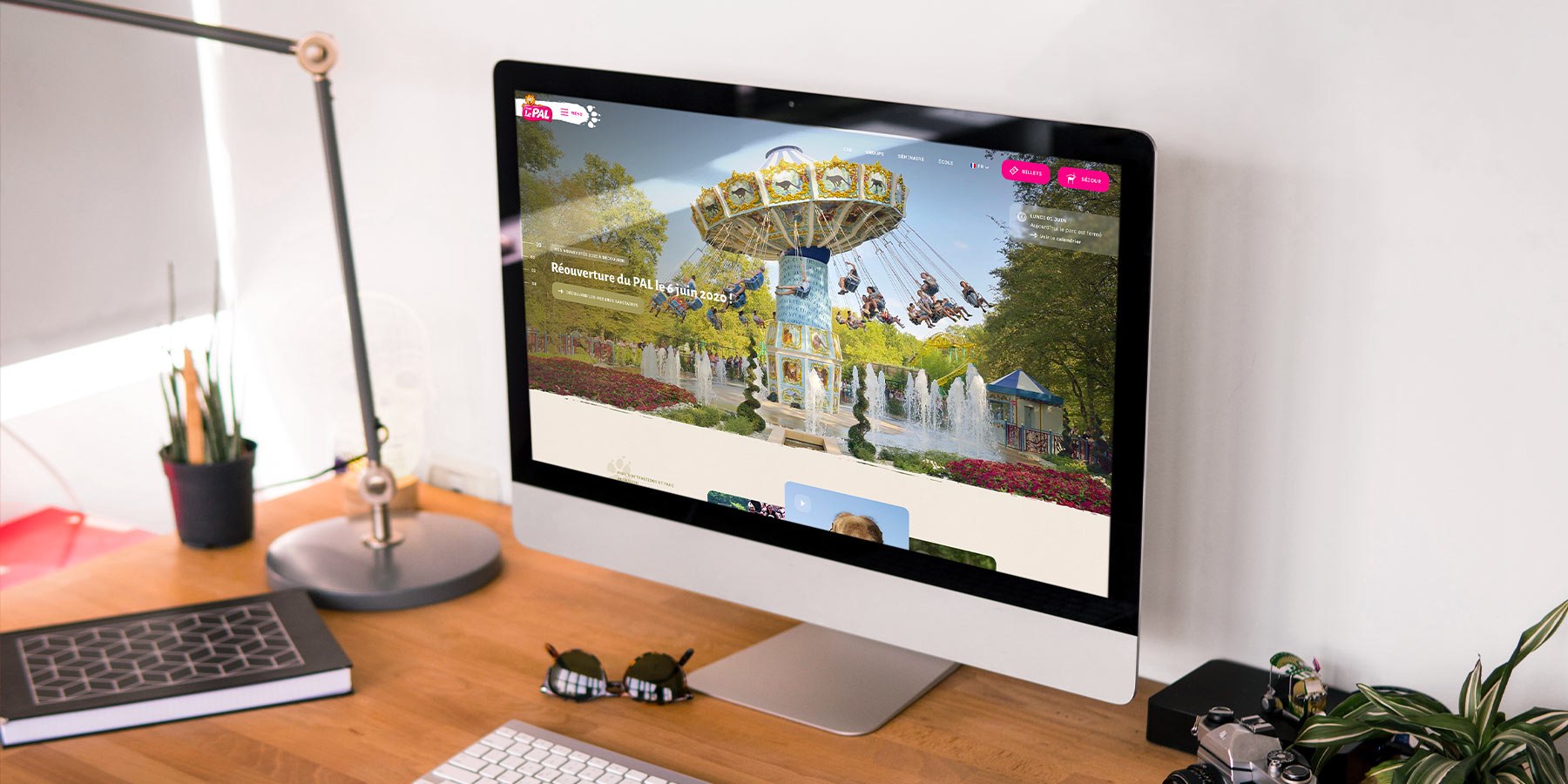 Refonte du site internet du PAL, parc d'attractions et animalier dans l ...