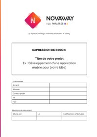 trame expression de besoin application mobile