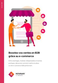 Couverture livre blanc Renforcer la collaboration inter entreprises grâce au ecommerce b2b de l'agence web Novaway