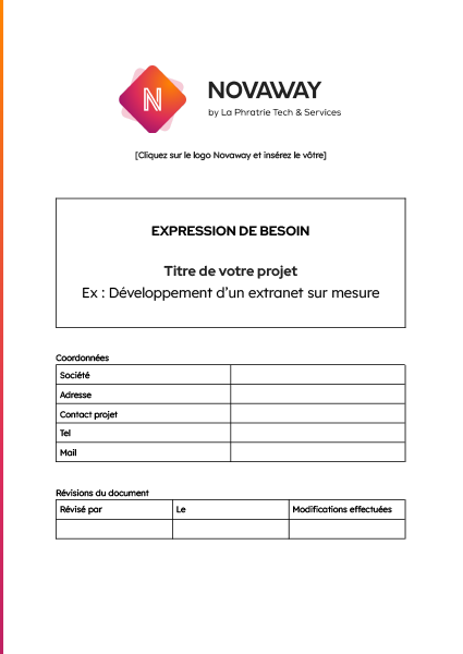 [Modèle] Rédiger son expression de besoin pour un projet web ou mobile en 7 étapes