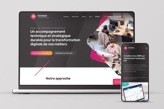 Novaway présente sa nouvelle identité graphique