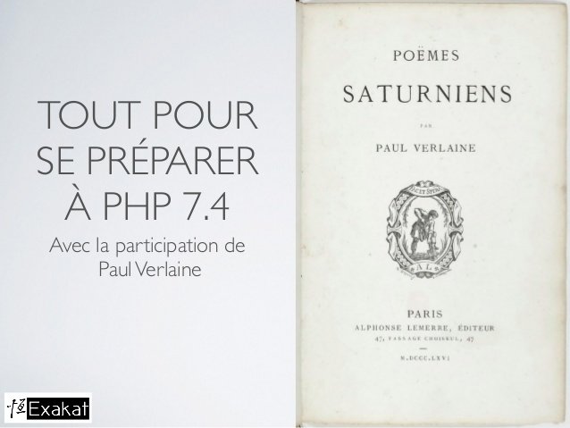 Se préparer à PHP 7.4 conférence forum php 2019